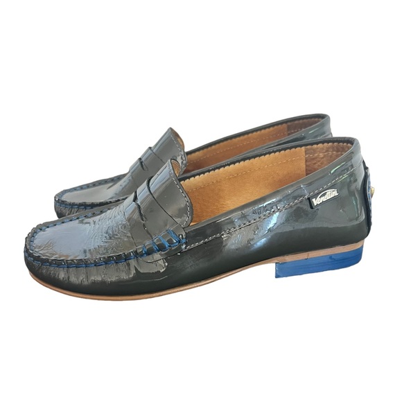 Venettini kids loafers made in Spain size 30 EU or size 12 US dark blue good con - Picture 2 of 6